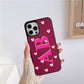 Love Hearts Personalisad Leather Initials PU Leather Iphone case for for iphone 13 Pro Max 12 11 Pro Max X XR 7 8 Plus Cover Hot